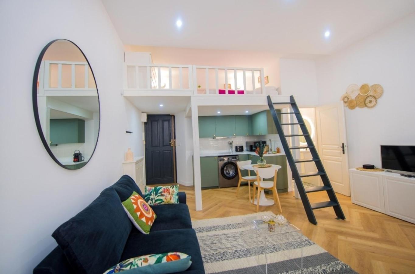 Studio Elegant 4 Couchages Front De Mer Clim Parking Privatif Wifi Nizza Exterior foto